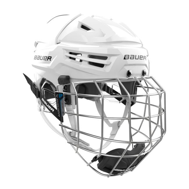 BAUER RE-AKT 70 HELMET COMBO WHT